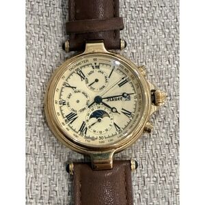 Stauer Gold Finished Graves '33 Wristwatch  Automatic Watch Men's